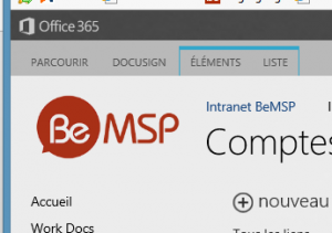 Office 365 chez BeMSP