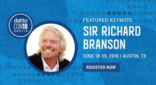 Sir Richard Branson prononcera la keynote à la DattoCon18