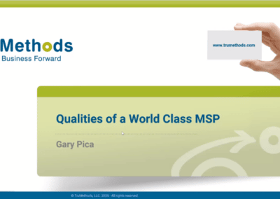 5 qualités d’un MSP World Class – Gary Pica [Replay]