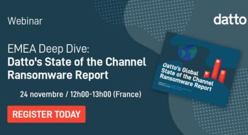 [Webinar] Statistiques sur les ransomwares en Europe avec Datto