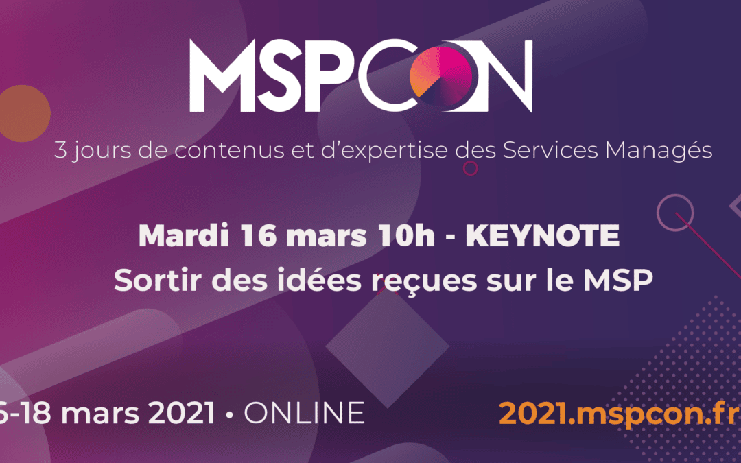 MSPCon // Programme de la conférence MSP // 16 au 18 mars 2021