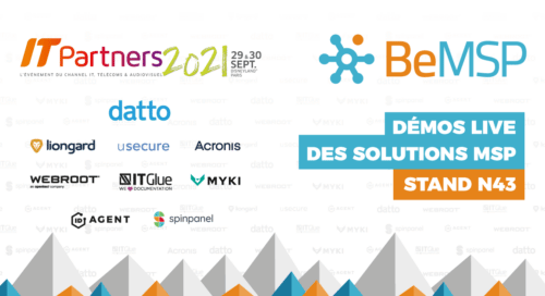 [IT Partners 2021] BeMSP, Datto et solutions MSP – Stand N43