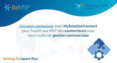 [Communiqué de presse] Nouveau partenariat avec My Solution Connect, spécialiste des connecteurs avec les outils de gestion commerciale