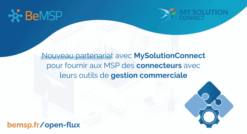 [Communiqué de presse] Nouveau partenariat avec My Solution Connect, spécialiste des connecteurs avec les outils de gestion commerciale