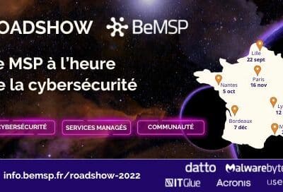[Roadshow 2022] BeMSP vient à la rencontre des prestataires IT et MSP