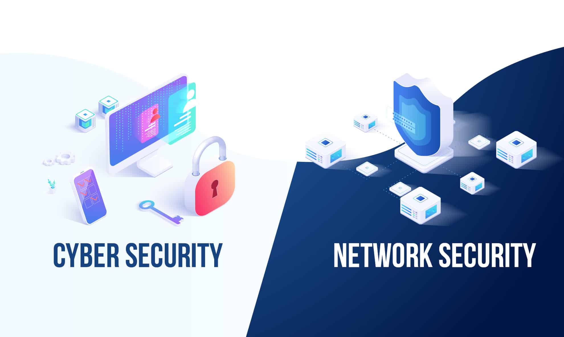 cybersécurité versus sécurité des réseaux