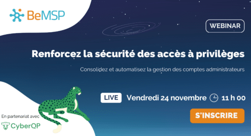 [Webinar] Renforcez la sécurité des accès à privilèges – Vendredi 24 novembre 2023 à 11h00